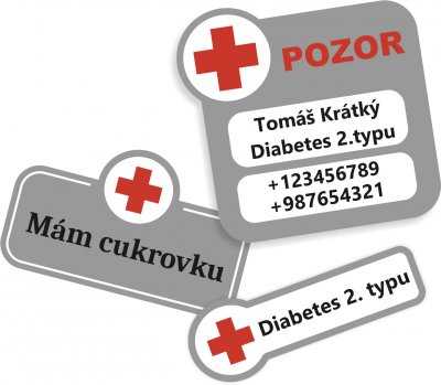 MA Zdravotní samolepky SADA (15ks)