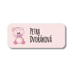 ZVÍŘÁTKA II. jmenovky 40x17mm (27Ks)