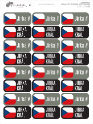 45x20mm FOTO SAMOLEPKA - SADA3, 2x12(24Ks)
