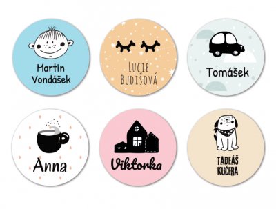 HYGGE značky 30mm (20ks)