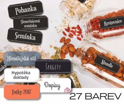 NA DÓZY - SADA samolepek 70x28mm (12ks)