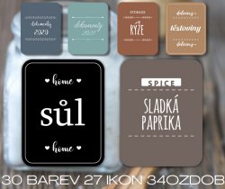 FRESH - SADA etiket 46x60mm (9ks)