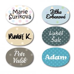 MA - nažehlovací MINI Puntíky 22x15mm (33ks)