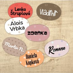 MA - nažehlovací MINI Puntíky 22x15mm (33ks)