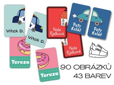 Školka ZNAČKY na BOTY (30ks)