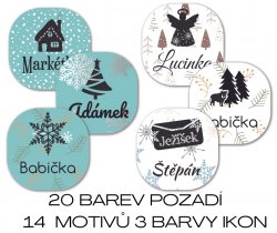 VÁNOCE ČESKÉ 22, 34mm (20ks)