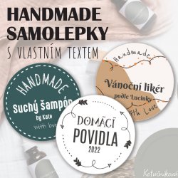 NEW HANDMADE samolepky 35mm (20ks)