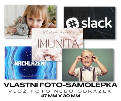 47x30mm FOTOSAMOLEPKA, sada 5x3kusy (15ks)