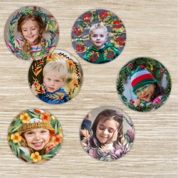 44mm FOTOSAMOLEPKA VĚNEČKY sada (12ks)