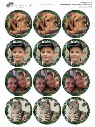 44mm FOTOSAMOLEPKA VĚNEČKY sada (12ks)