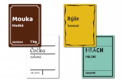 SPA - SADA samolepek, 60x80mm (4ks+4ks)