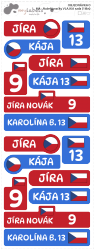 MA - Nažehlovačky VLAJKA sada (16ks)