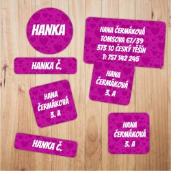 MA - BASIC jmenovky (21ks)