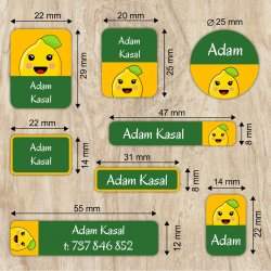 KIDS SADA MINI jmenovek (48ks)