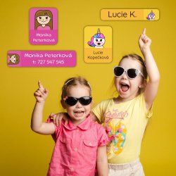 KIDS SADA MINI jmenovek (48ks)