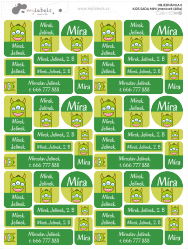 KIDS SADA MINI jmenovek (48ks)