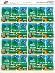 PIXELART sada jmenovek (40ks)