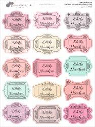 VINTAGE MIX sada 46x34mm, (15ks)