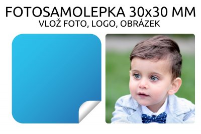 30x30mm FOTOSAMOLEPKA (20ks)