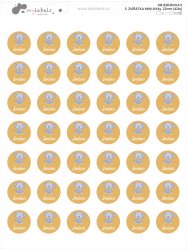 ZVÍŘÁTKA MINI štítky 22mm (42ks)